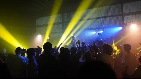 こだわり満載!ライブステージ!